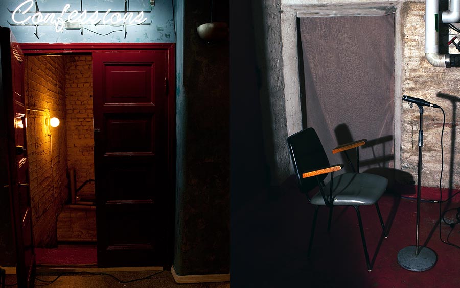 Confessions at
Baltic Circle, international theatre festival, Puoli-Q Theatre, Helsinki, Finland, 2011