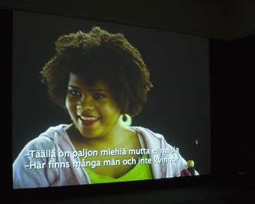 A Summer Job video in Aboa Vetus Ars Nova Museum, Turku, Finland, 2009